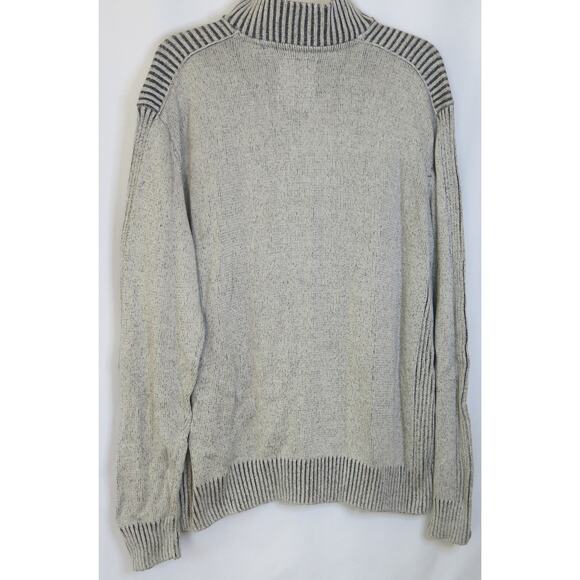 PROJEK RAW Sweater/Pullover Size XL Men's 1/4 Zip Long Sleeve Black/Gray Warm - Picture 3 of 9